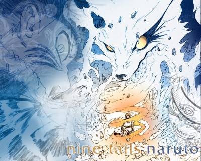 il est trop beau le démon-renard et naruto