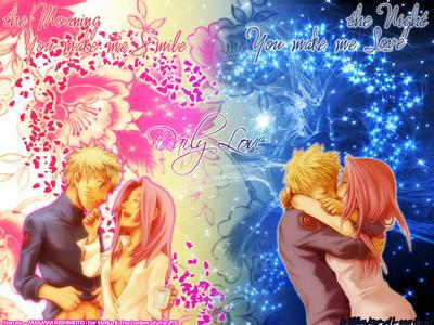 Voilà Sakura et Naruto